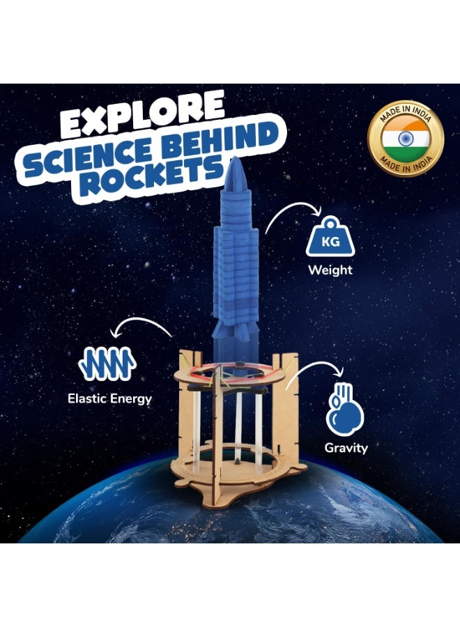 سمارتيفيتي لعبة صاروخ الفضاء الذكية من سمارتيفيتي، لعبة تعليمية وتفاعلية ممتعة للأطفال من 6 إلى 14 عامًا، هدية مثالية لأعياد ميلاد الأولاد والبنات، مشروع تعليمي في العلوم والهندسة. - Image 4